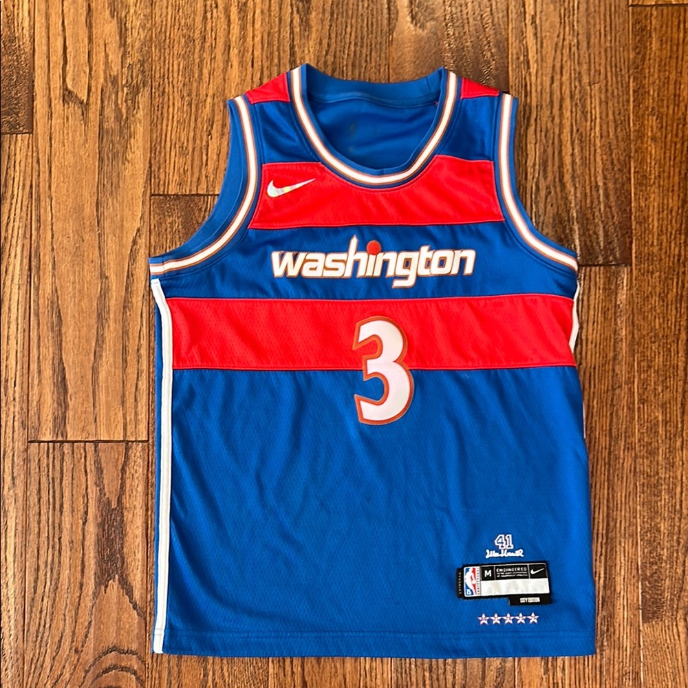 Nike Kids Washington Blue and Red Beal Basketball Jersey
